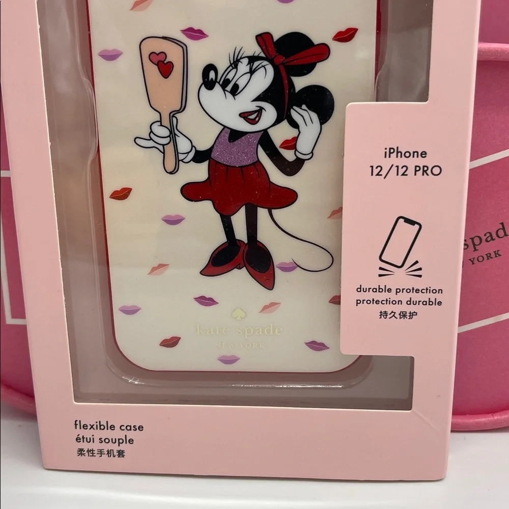 Kate Spade Minnie Mouse iPhone 12/12 Pro Case - Cream and Red
